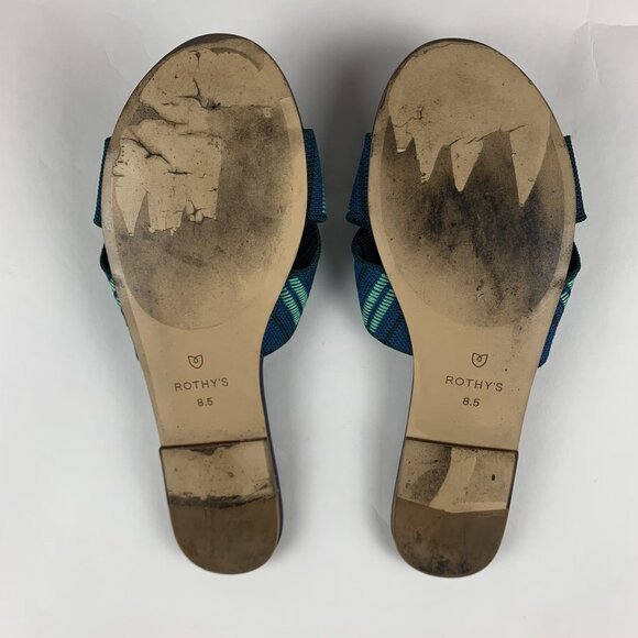ROTHY'S Jungle Stripe The Knot Sandal 8.5 - Picture 4 of 8